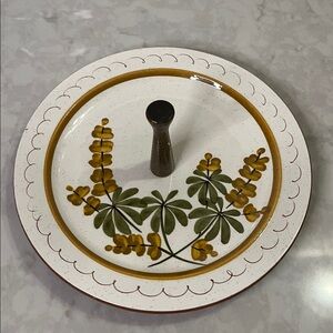 Vintage Stangl Pottery Golden Blossom Serving plate.  Dishwasher and oven safe